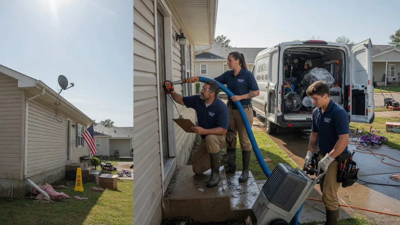 Ceiling Water Damage Restoration in Harrold, TX near me